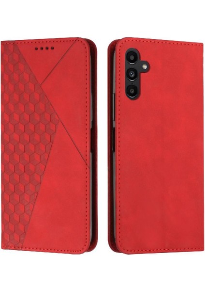 Samsung Galaxy A16 Kickstand Pu Deri Kart Ekleme Için Flip Case (Yurt Dışından)