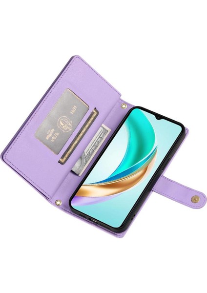 Onur X6B Kickstand Cüzdan Bölmesi Bilek Kayışı Kartı Için Flip Case (Yurt Dışından) modelleri