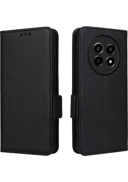 Realme 13 Pro Artı Manyetik Kart Yuvaları Için Flip Case Tutucu Yan Toka Pu (Yurt Dışından)