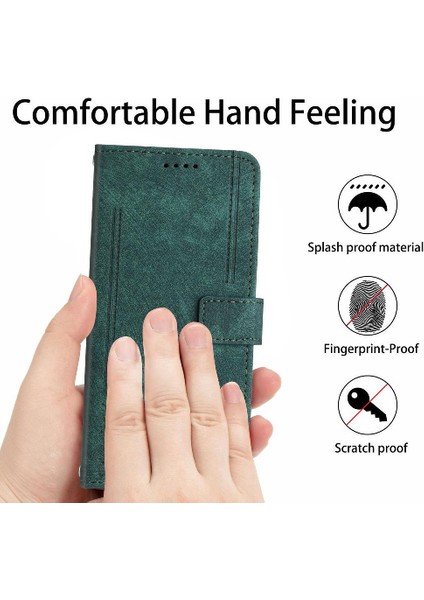 Samsung Galaxy A06 Pu Deri Kart Ekleme Kickstand Için Flip Case (Yurt Dışından)
