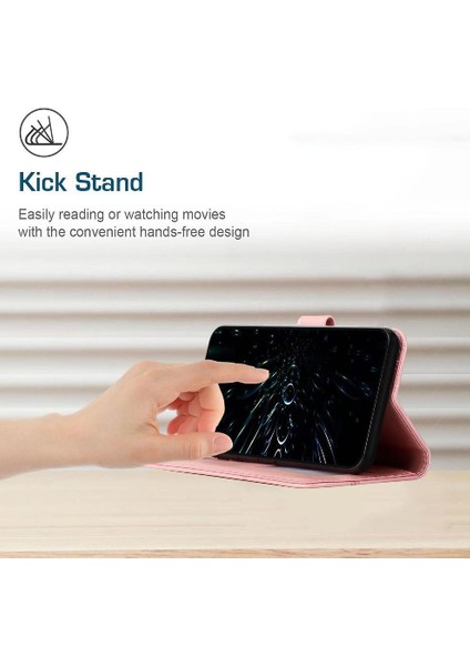 Samsung Galaxy A16 Için Flip Case Pu Deri Kart Ekleme Kickstand Tam (Yurt Dışından)