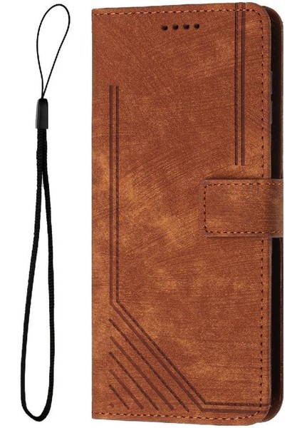 Samsung Galaxy A16 Kickstand Cüzdan Pu Deri Kart Için Flip Case (Yurt Dışından)