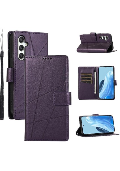 Samsung Galaxy M35 Darbeye Üç Kart Yuvaları Şok Için Flip Case (Yurt Dışından)