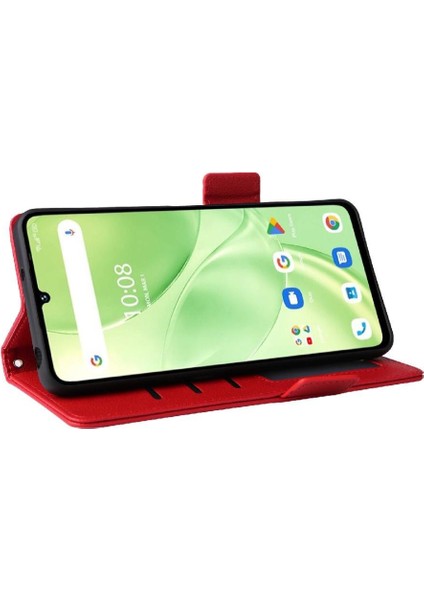 Umidigi G9 5g Için Flip Case Pu Deri Cüzdan Manyetik Yan Toka Kartı (Yurt Dışından)