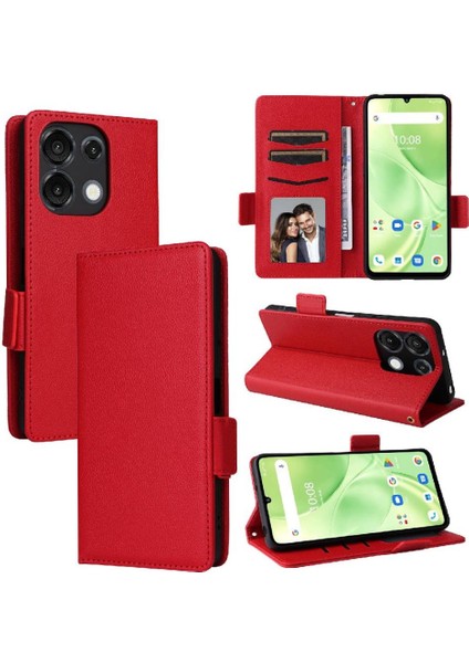 Umidigi G9 5g Için Flip Case Pu Deri Cüzdan Manyetik Yan Toka Kartı (Yurt Dışından)