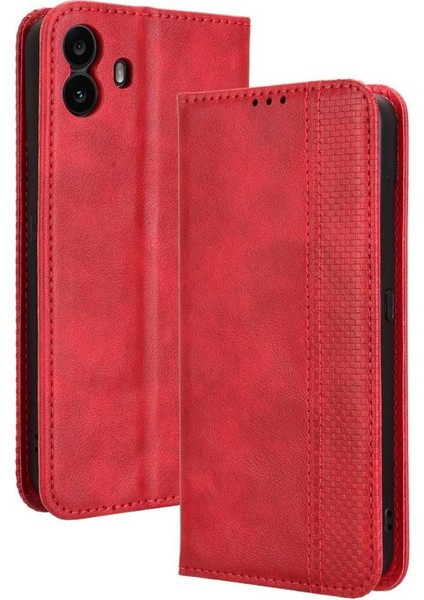 Nothing Kılıf Cmf Telefon 1 Manyetik Kapatma Pu Deri Cüzdan (Yurt Dışından)