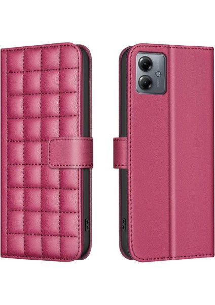 Motorola Moto G54 5g Iş Basit Tarzı Cüzdan Kart Yuvaları Için Flip Case (Yurt Dışından)