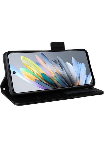 Zte Blade A75 4g Için Flip Case Cüzdan Kart Yuvaları Tutucu Pu Deri Yan (Yurt Dışından) fiyatları
