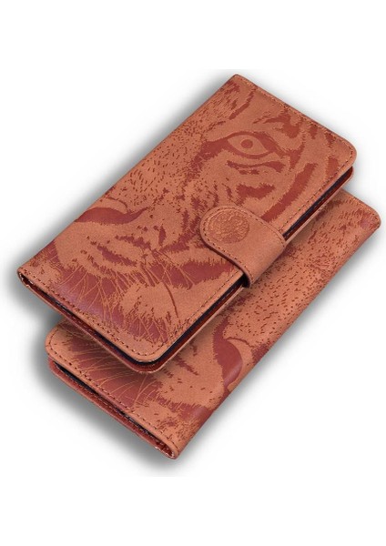 Oppo Oppo 8t 5g Için Flip Case Kabartmalı Sevimli Kaplan Deri Cüzdan Kickstand (Yurt Dışından) fırsatları