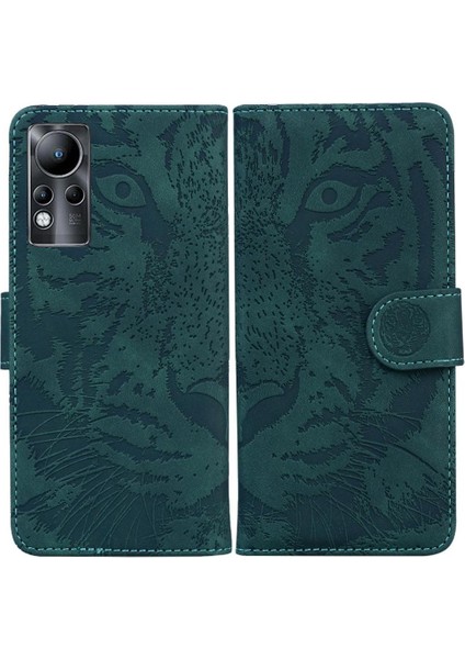Infinix Not 11 Için Flip Case Deri Cüzdan Kickstand Koruyucu Kabartmalı (Yurt Dışından)