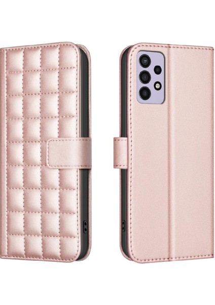 Manyi Mall Samsung Galaxy Için Flip Case A52S 5g Iş Basit Stil Pu Deri Kart (Yurt Dışından)