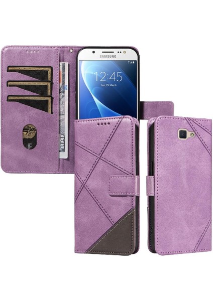 Elmas Dikiş ile Samsung Galaxy J4 Başbakan Yüksek Kalite Için Flip Case (Yurt Dışından)