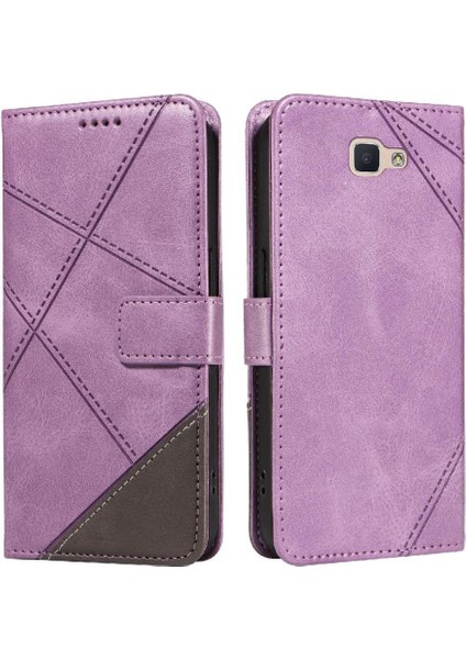 Elmas Dikiş ile Samsung Galaxy J4 Başbakan Yüksek Kalite Için Flip Case (Yurt Dışından)