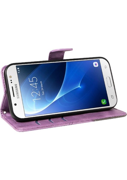 Elmas Dikiş ile Samsung Galaxy J4 Başbakan Yüksek Kalite Için Flip Case (Yurt Dışından)