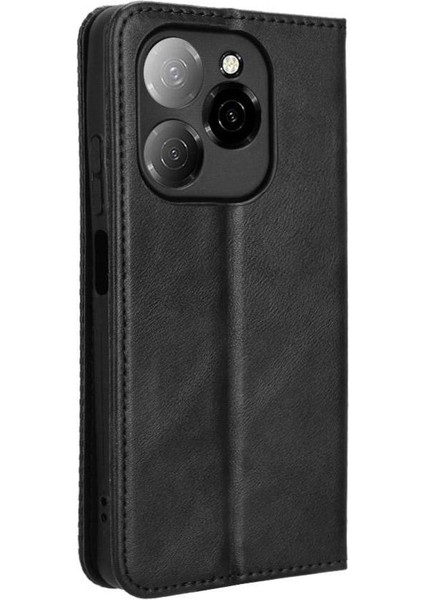 Tecno Spark 20 Pro 5g Pu Deri Cüzdan Manyetik Kapatma Için Kılıf (Yurt Dışından)