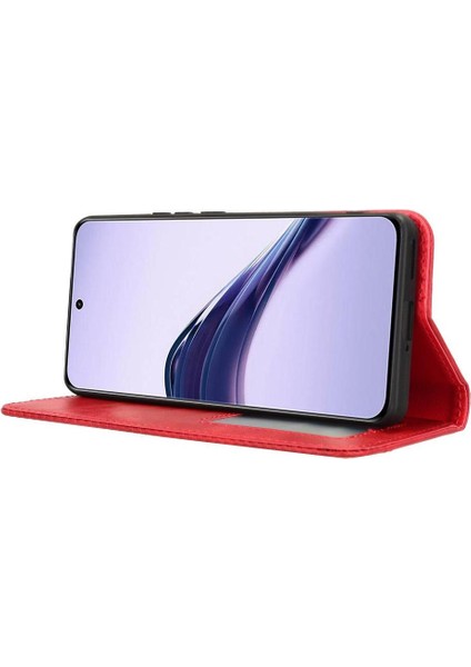 Manyi Mall Realme 13 Pro / Pro Artı Cüzdan Manyetik Kapatma Pu Deri Için Kılıf (Yurt Dışından)