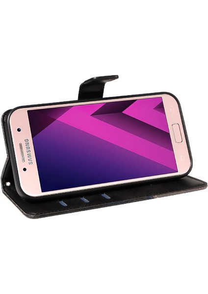 Samsung Galaxy A3 2017 Deri Telefon Koruma Çantası ile Flip Case (Yurt Dışından)