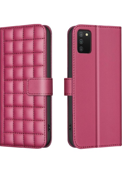 Samsung Galaxy A02S Iş Basit Tarzı Pu Deri Kart Için Flip Case (Yurt Dışından)