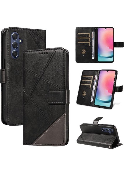 Samsung Galaxy A24 4g Için Flip Case ve Kart Yuvası Yüksek Kaliteli Deri (Yurt Dışından)