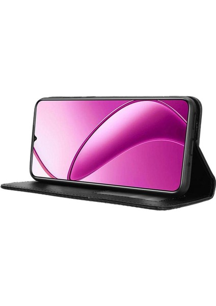 Oukitel C53 Pu Deri Cüzdan Manyetik Kapatma Için Kılıf (Yurt Dışından)