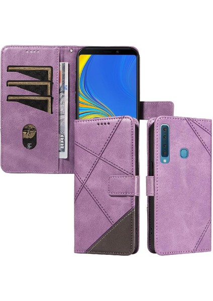 Samsung Galaxy A9 2018 Deri Telefon Koruma Çantası Için Flip Case ve (Yurt Dışından)