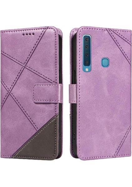 Samsung Galaxy A9 2018 Deri Telefon Koruma Çantası Için Flip Case ve (Yurt Dışından)