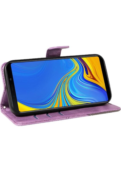 Samsung Galaxy A9 2018 Deri Telefon Koruma Çantası Için Flip Case ve (Yurt Dışından)