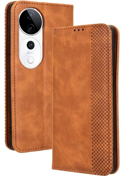 Vivo S19 Pro 5g Cüzdan Pu Deri Manyetik Kapatma Için Kılıf (Yurt Dışından)