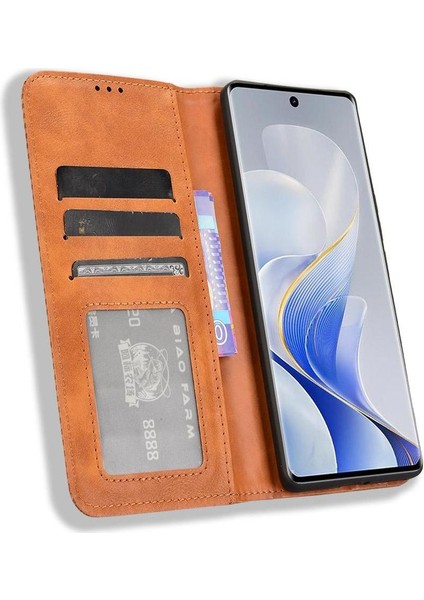 Vivo S19 Pro 5g Cüzdan Pu Deri Manyetik Kapatma Için Kılıf (Yurt Dışından)