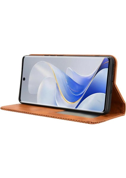 Vivo S19 Pro 5g Cüzdan Pu Deri Manyetik Kapatma Için Kılıf (Yurt Dışından)
