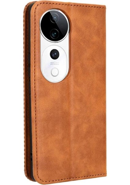 Vivo S19 Pro 5g Cüzdan Pu Deri Manyetik Kapatma Için Kılıf (Yurt Dışından)
