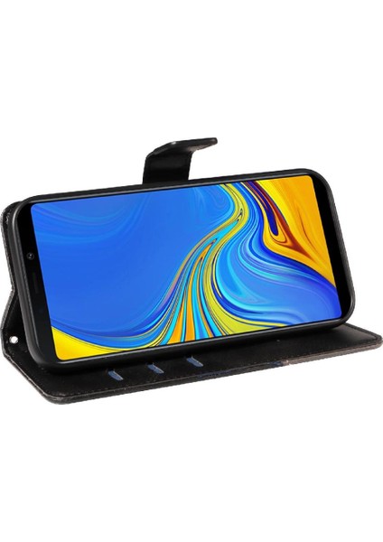 Samsung Galaxy A9 2018 Deri Telefon Koruma Çantası Için Flip Case ve (Yurt Dışından)