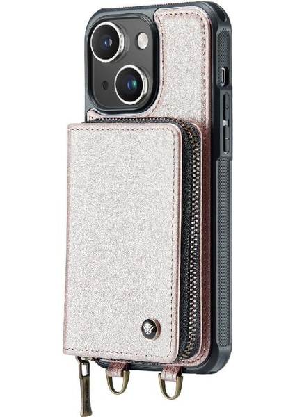 IPhone 15 Için Kılıf Artı Cüzdan Şık ve Fonksiyonel 360&DEG; Koruma Çift (Yurt Dışından)