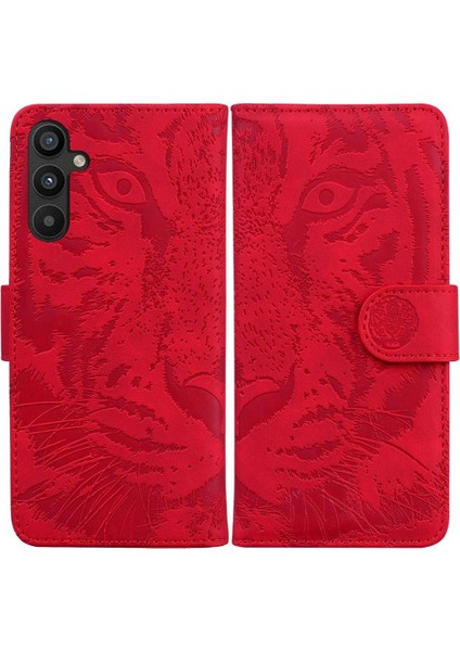Samsung Galaxy Için Flip Case A53 5g Kabartmalı Sevimli Kaplan Deri Cüzdan (Yurt Dışından)