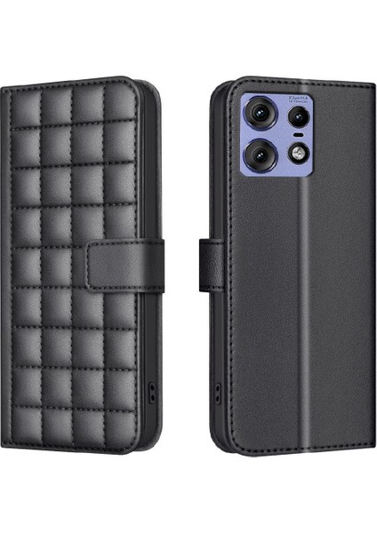 Motorola Moto Kenar 50 Pro Pu Deri Iş Basit Tarzı Için Flip Case (Yurt Dışından)