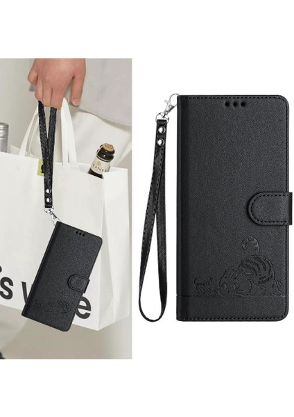 Infinix Sıcak Case Kedi Rfıd Cüzdan Flip Kapak Kart Yuvası Tutucu Için Kılıf (Yurt Dışından)