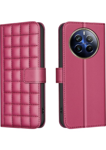 Realme 12 Pro Artı 5g Iş Için Flip Case Basit Stil Cüzdan Kart Pu (Yurt Dışından)