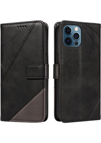 IPhone 12 Için Flip Case Pro Max ve Kart Yuvası Deri Telefon Koruma (Yurt Dışından)