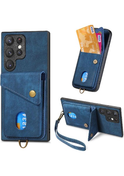 Samsung Galaxy S23 Ultra Premium Deri Kart Yuvası Ayrılabilir (Yurt Dışından) modelleri