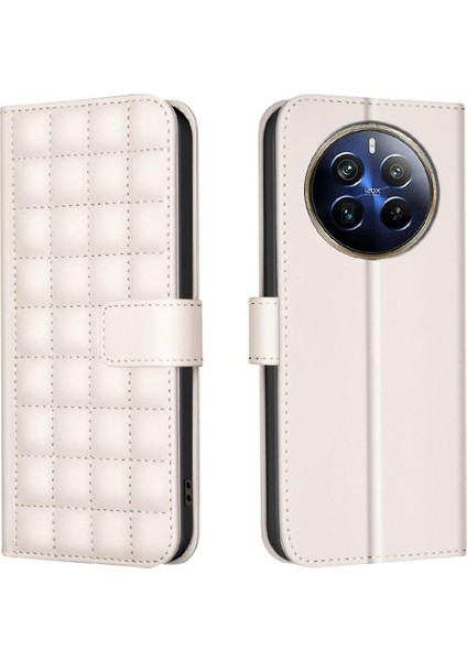 Realme 12 Pro Artı 5g Iş Için Flip Case Basit Stil Cüzdan Kart Pu (Yurt Dışından)