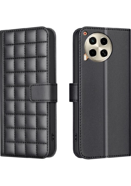 Tecno Camon Için Flip Case 30 4g/5g Pu Deri Kart Yuvaları Tutucu Iş (Yurt Dışından)