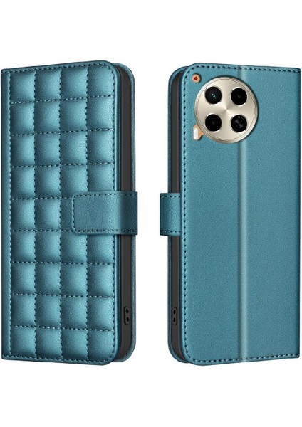 Tecno Camon Için Flip Case 30 4g/5g Pu Deri Kart Yuvaları Tutucu Iş (Yurt Dışından)