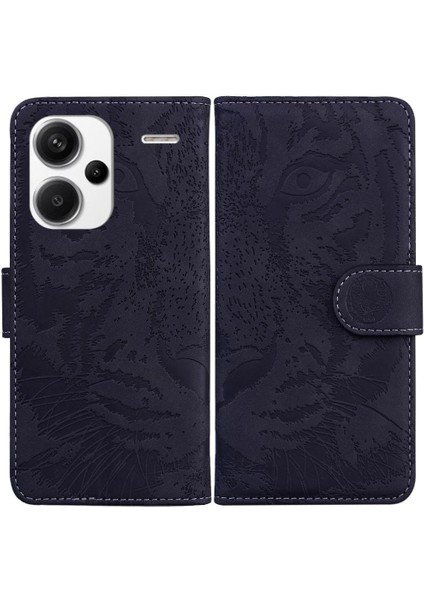 Xiaomi Redmi Not 13 Pro Artı Kabartmalı Sevimli Kaplan Kickstand Için Flip Case (Yurt Dışından)
