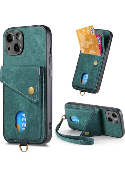 IPhone 14 Için Kılıf Premium Deri Ayrılabilir Kordon Manyetik Kapatma (Yurt Dışından) fiyatları