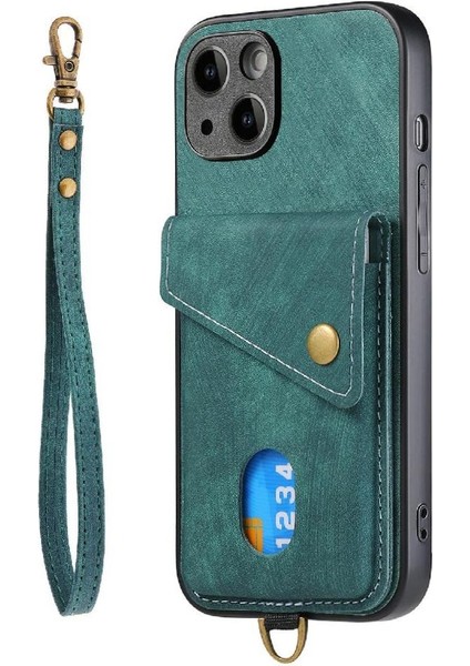 IPhone 14 Için Kılıf Premium Deri Ayrılabilir Kordon Manyetik Kapatma (Yurt Dışından) indirimleri