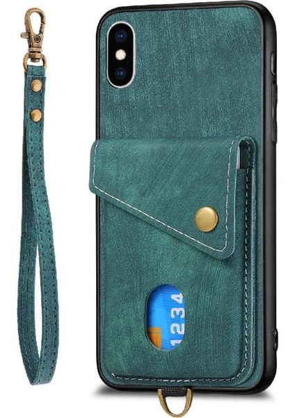 IPhone X/xs Kart Yuvası Çok Fonksiyonlu Ayrılabilir Kordon Prim (Yurt Dışından)