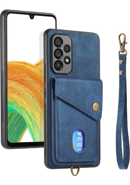 Samsung Galaxy A53 5g Kart Yuvası Manyetik Kapatma Çok Fonksiyonlu Durumda (Yurt Dışından)