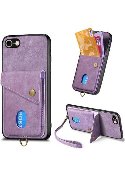 IPhone 6/6s Premium Deri Çok Fonksiyonlu Manyetik Kapatma Kartı (Yurt Dışından) fiyatları
