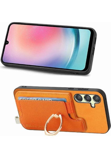 Samsung Galaxy A24 Halka Standı Tutucu Cüzdan Magsafe Uyumlu (Yurt Dışından)
