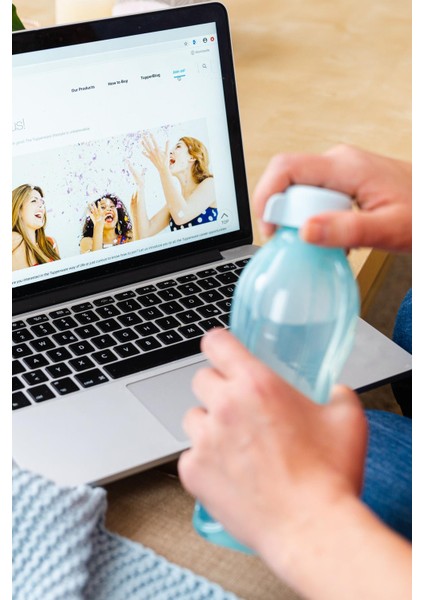 Eco Şişe Suluk 500 ml Su Mavisi Plastik Malzeme ile Ergonomik Tasarım modelleri